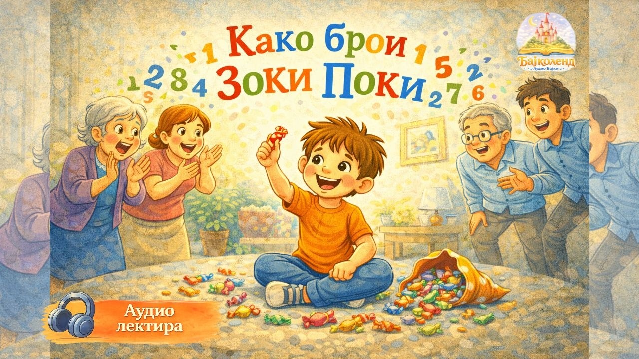 Зоки Поки – Како Брои Зоки Поки 🍬 | Аудио лектира за 2 одделение | Македонски јазик