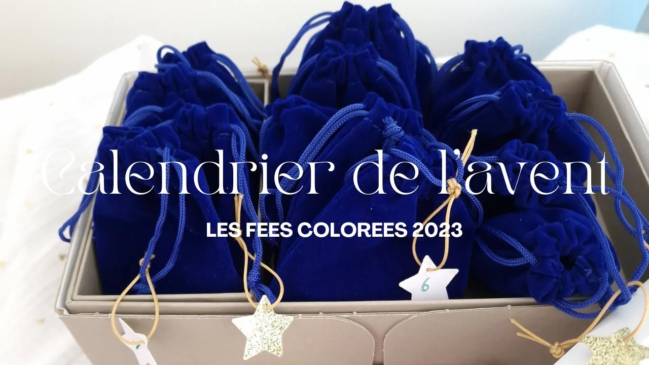 Présentation d'un calendrier de l'avent les fées colorées 2023