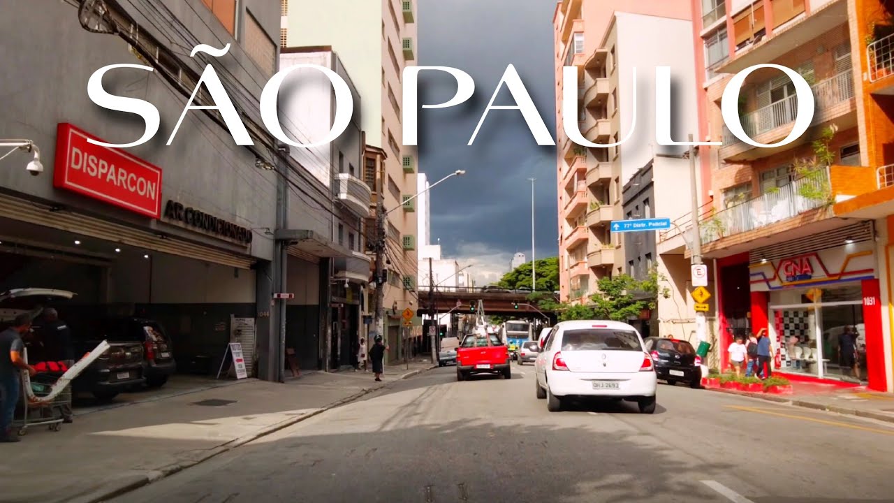 🇧🇷 Higienópolis até Santa Cecília • São Paulo 4K