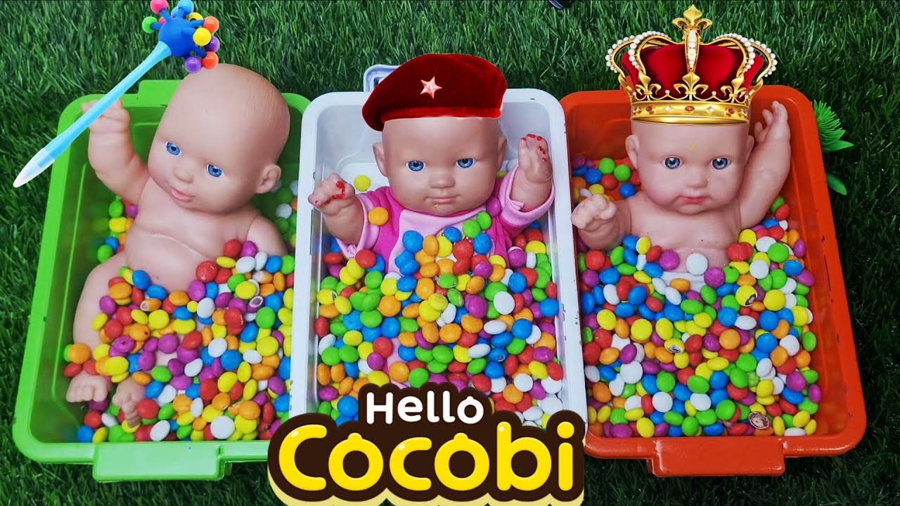 COCO BIC Colorful Stones ASMR 💎 Satisfying Toy Play | No Talking