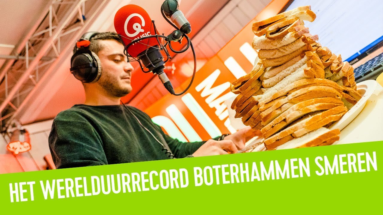 Fierens & Joren vestigen het werelduurrecord boterhammen smeren! | Fierens & Joren