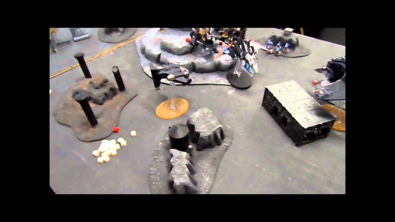 40K Battle Report 7th Edition Dark Eldar vs Raven Guard