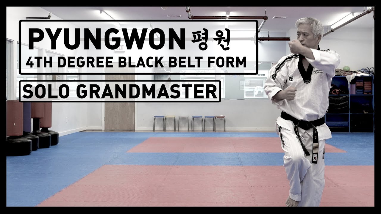 Black Belt Form 4 - Pyungwon - TAEKWONDO 4K