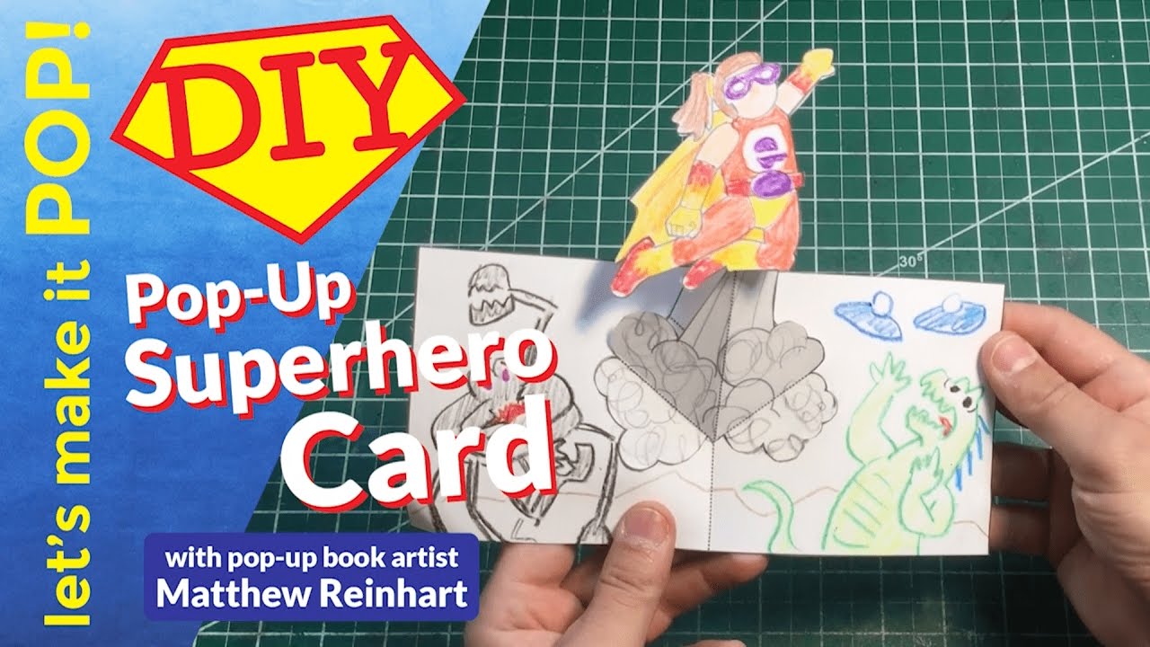 Let's Make it Pop! Pop-up Superhero Card from Matthew Reinhart