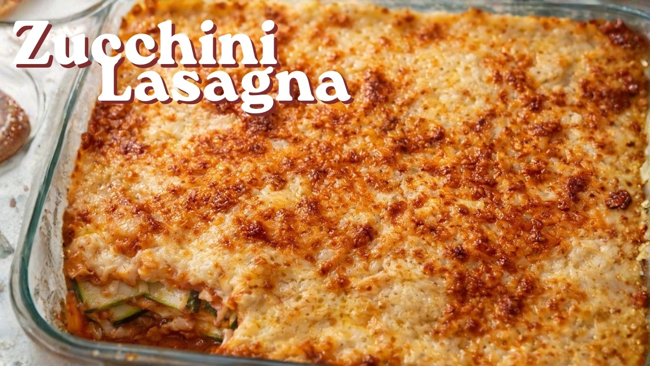 Cheesy Zucchini Lasagna | Easy & Delicious Comfort Food