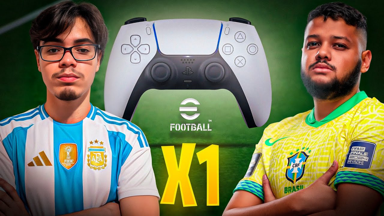 X1 COM O @paivaefJOGANDO COM CONTROLE KKKKKKK Efootball Mobile