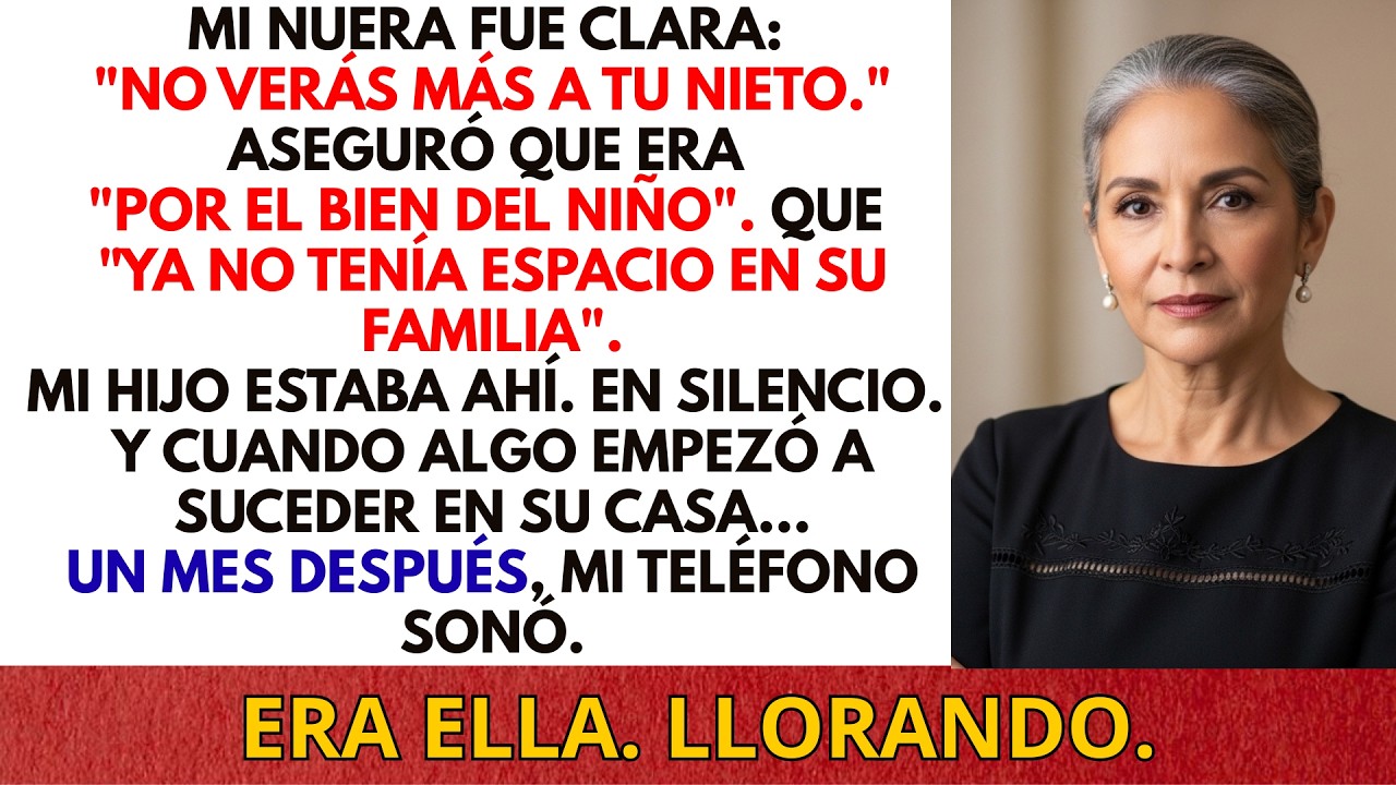 Mi nuera fue clara: 