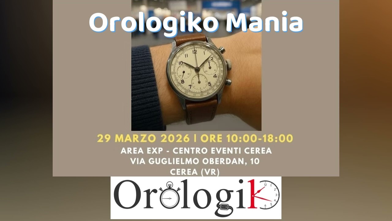 Appuntamento Orologiko 29 Marzo 2026