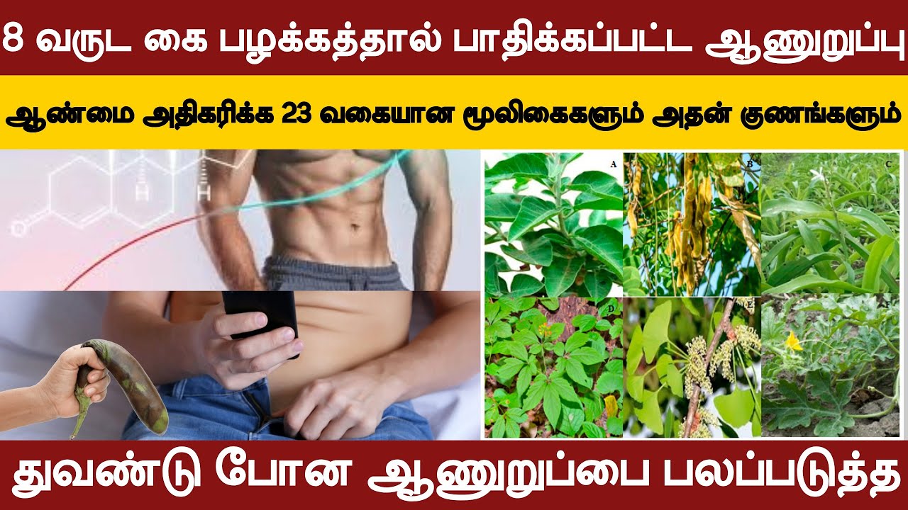 8 வருட கை பழக்கத்தால் பாதிக்கப்பட்ட ஆணுறுப்பு| 23 வகையான மூலிகைகளும் அதன் குணங்களும்| ஆணுறுப்பை பலம்