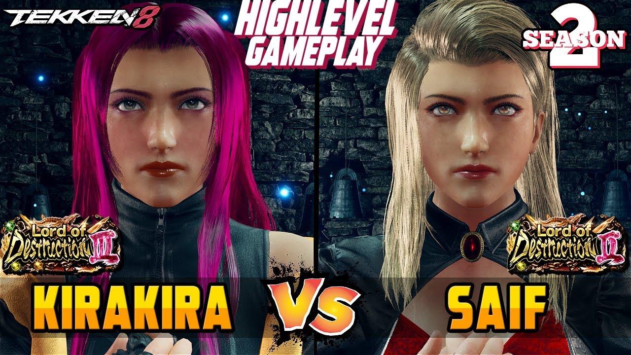 Tekken 8 – KIRAKIRA (JUN) vs SAIF KAZAMA (JUN) – T8 Insane Mirror Match!
