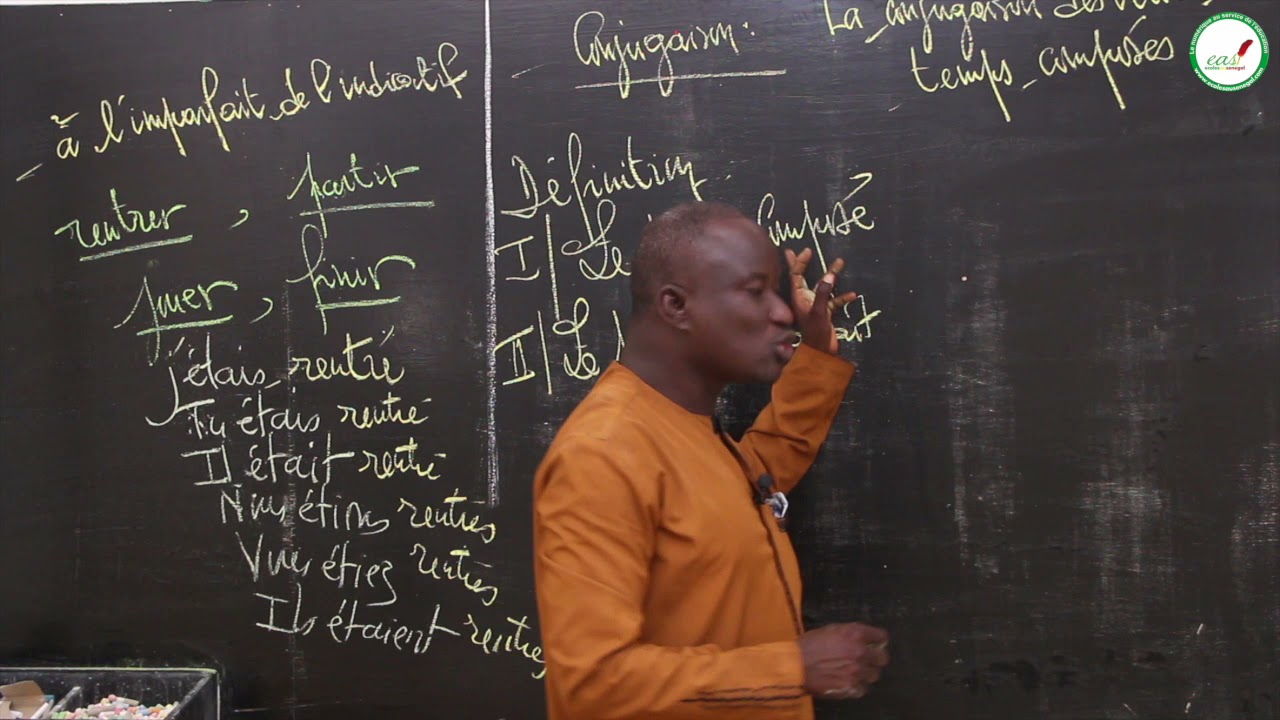 Cours - Français - Sixième : La conjugaison des verbes aux temps composés / Suite 2 / M. Ngom