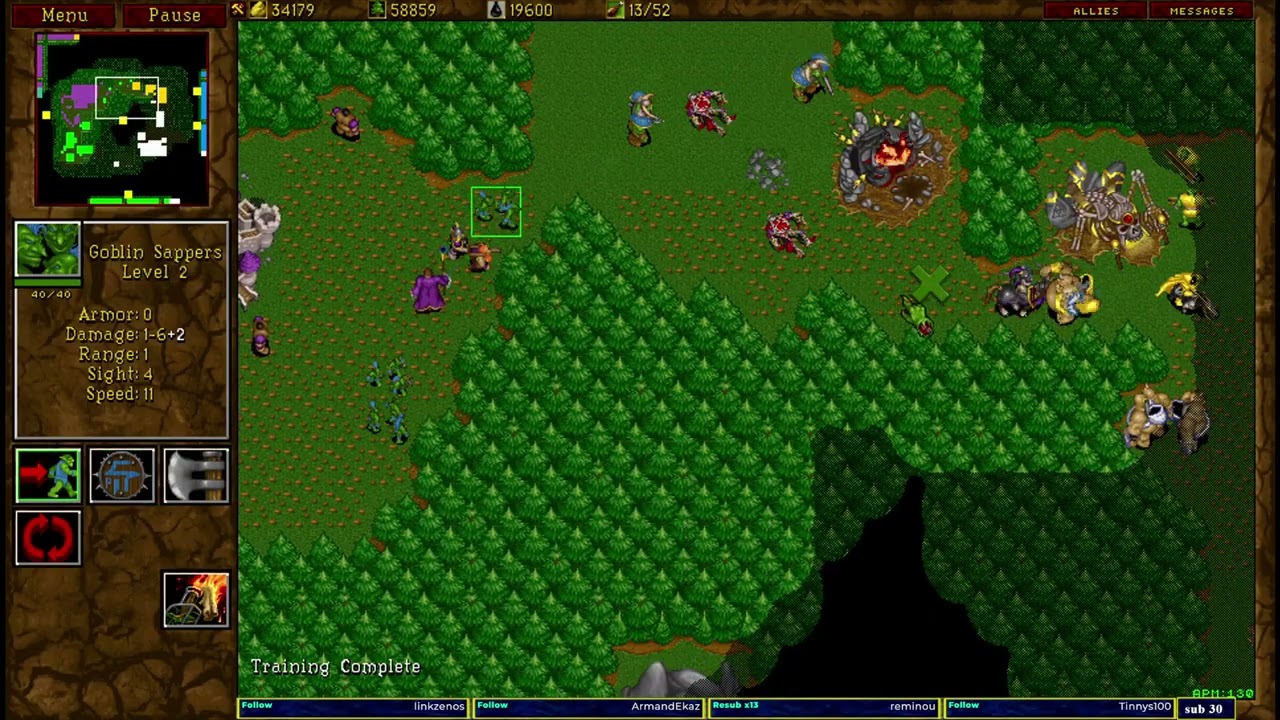 Warcraft 2 classic Chop Farms 3v3