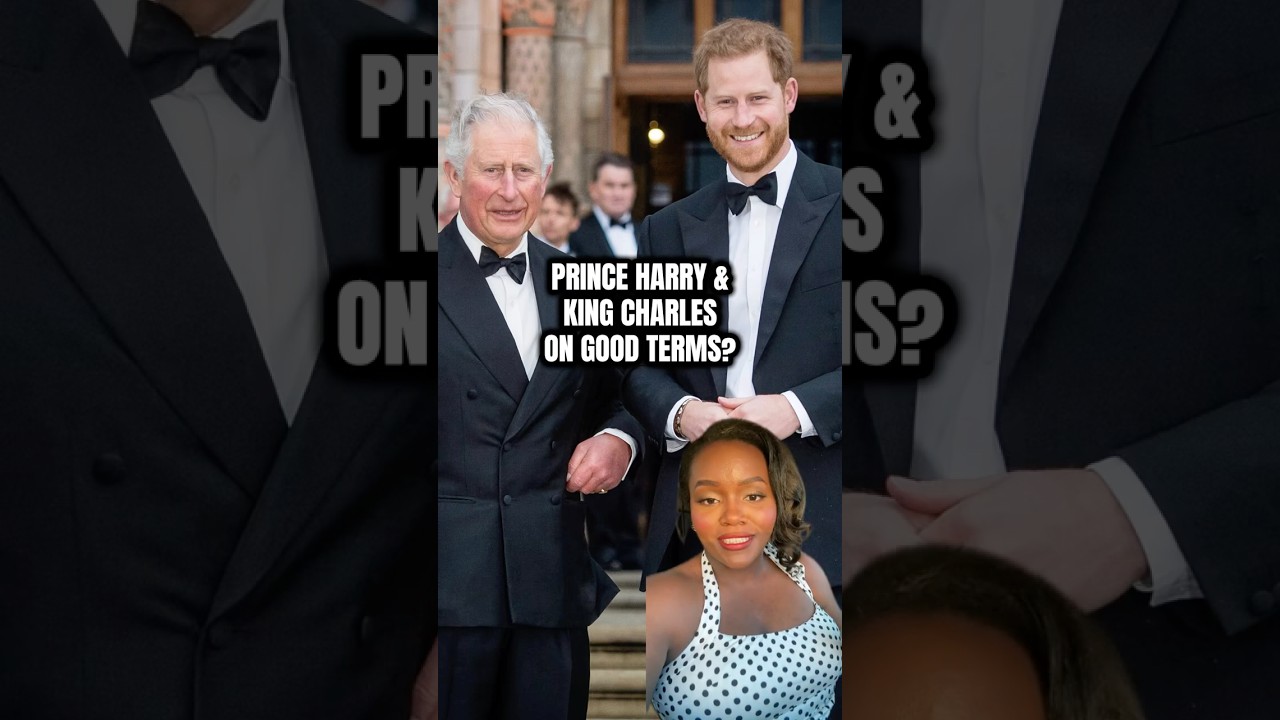 Король Карл и принц Гарри налаживают отношения. #kingcharles #princeharry #royalfamily