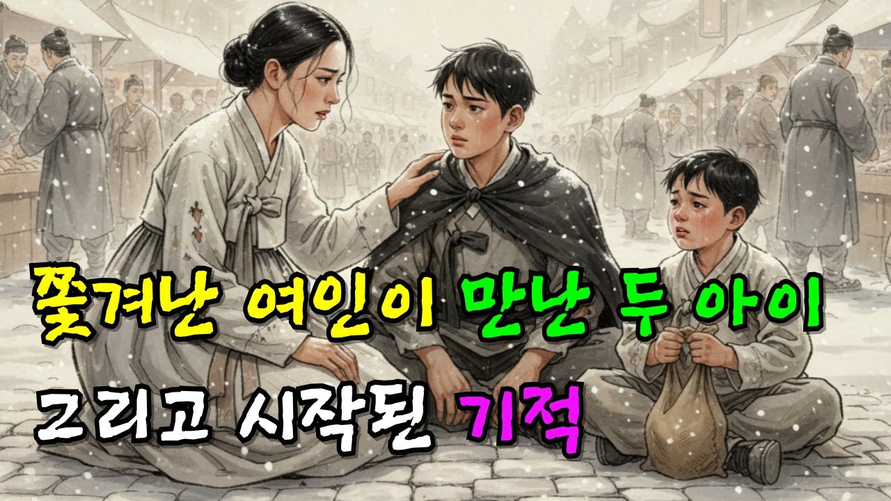 눈 내리던 날, 두 아이를 품에 안은 여인의 선택ㅣ민담ㅣ설화ㅣ야담ㅣ전설ㅣ옛날이야기ㅣ