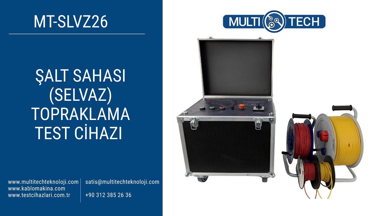 Şalt Sahası (Selvaz) Topraklama Test Cihazı |  MT-SLVZ26 #testequipment