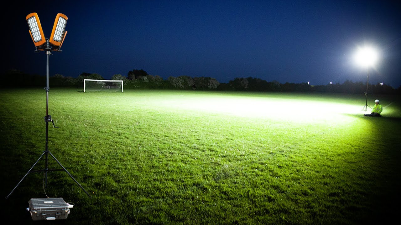StratoStar | Rechargeable, Portable Tower Light. 115,000 Lumens. 48 hours runtime.