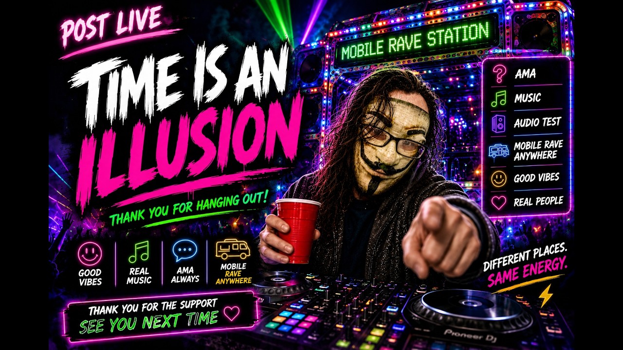 🔴 LIVE Mobile Rave 🚐🎶 | AMA, Music & Audio Test