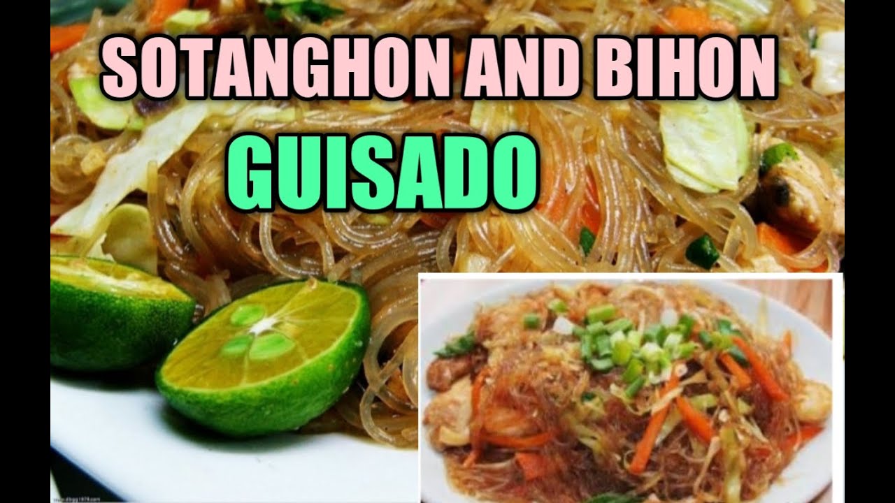 Sotanghon and Bihon Guisado| Filipino best Recipe| Grace M Official