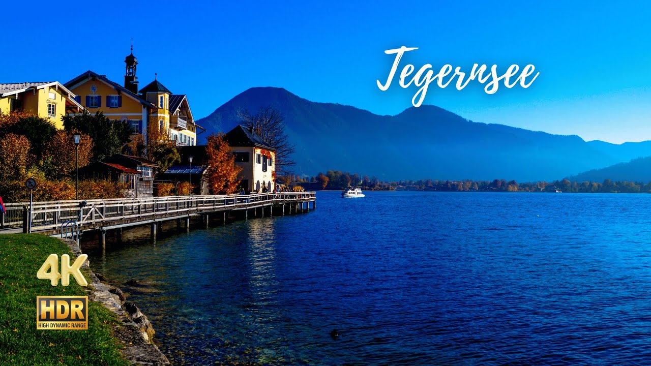 Tegernsee, Germany - Nature's Hidden Gem in Bavaria - 4K HDR