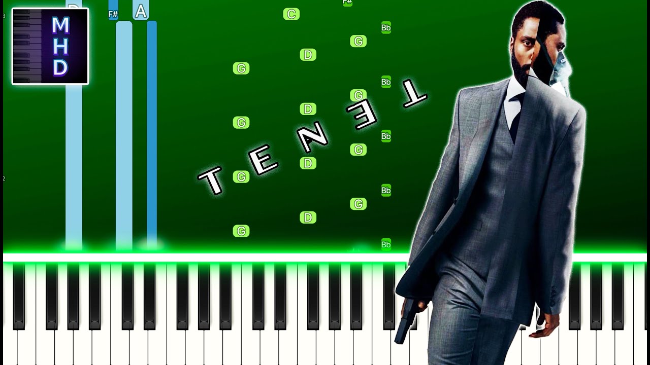 TENET - Trailer 2 Soundtrack (Piano Tutorial Easy) (POSTERITY)