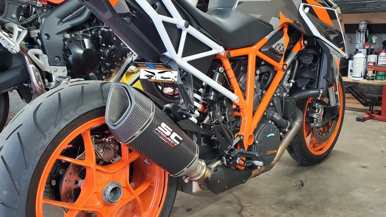 KTM 1290 SUPERDUKE NEW EXHAUST SC-Project SC1-R CARBON