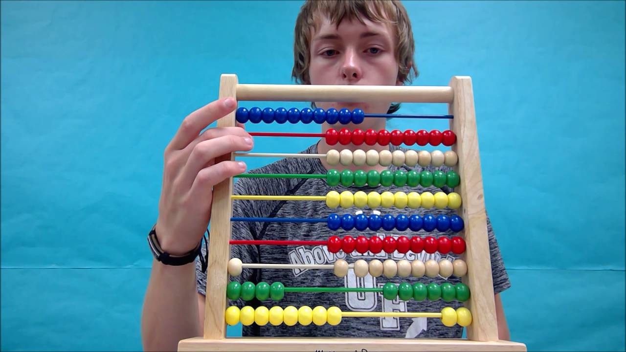 How to use a 100 bead abacus-Challenge Video Large Division
