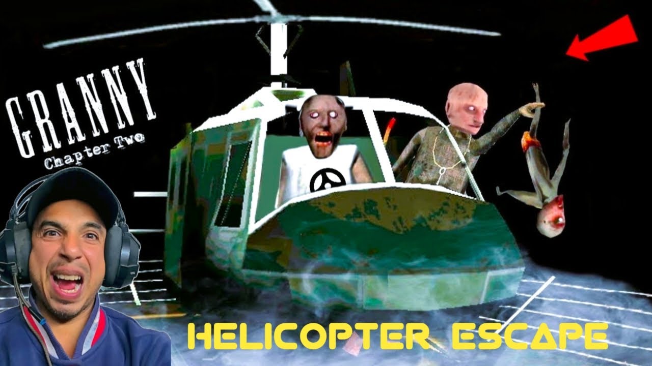 Helicopter Escape in Granny & Grandpa House | GRANNY CHAPTER TWO Gameplay