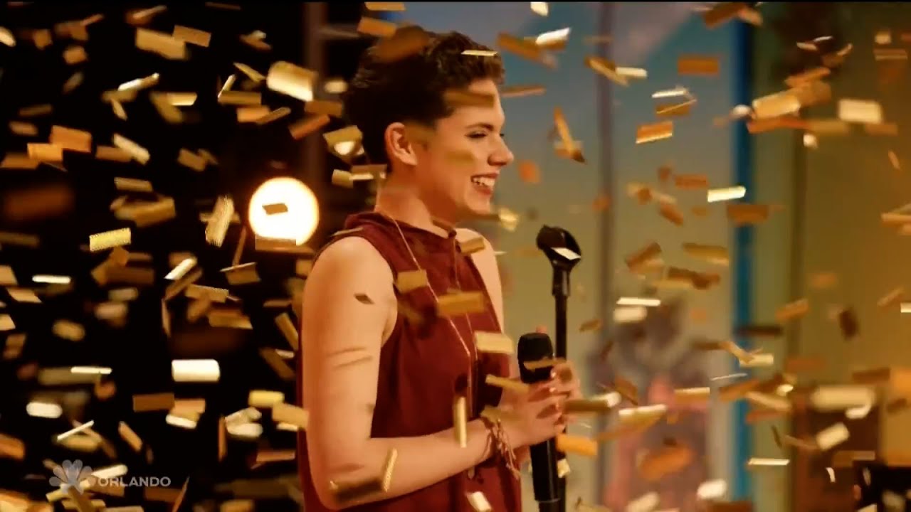 Calysta Bevier 16-Year-Old Cancer Survivor Gets GOLDEN BUZZER with 'Fight Song' by Rachel Platten