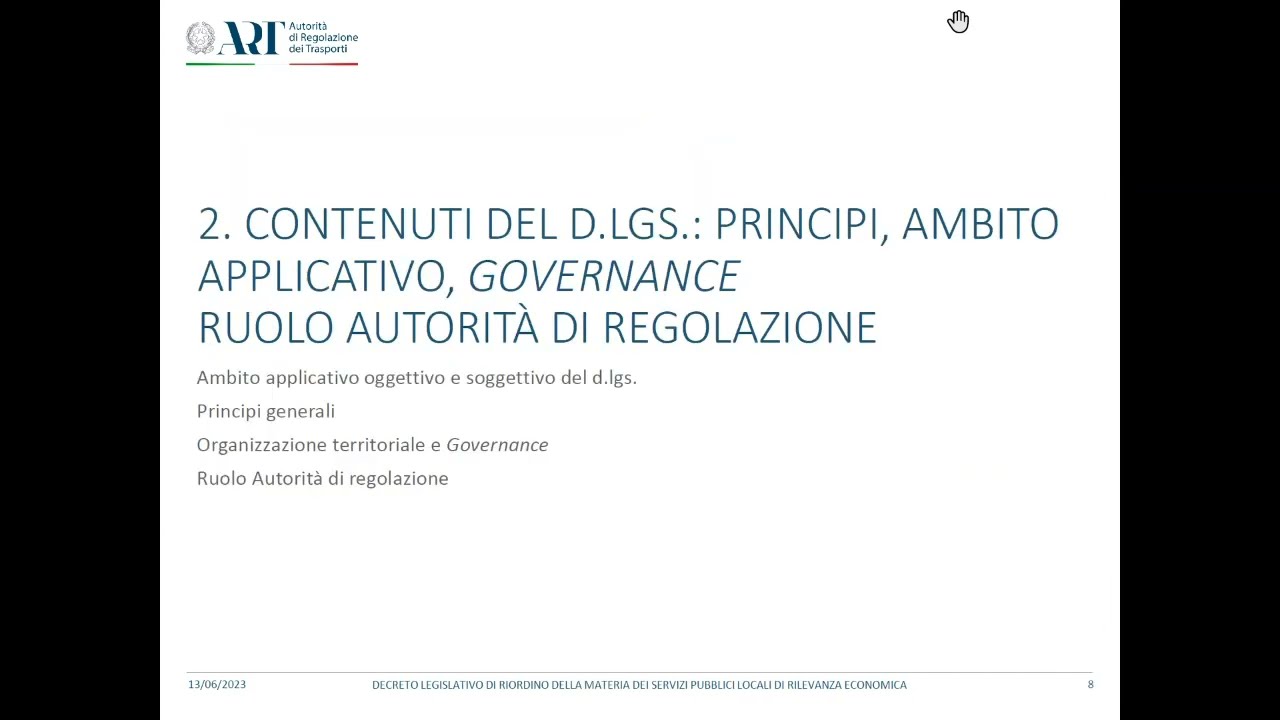 Webinar Anci e ART sui servizi pubblici locali di rilevanza economica