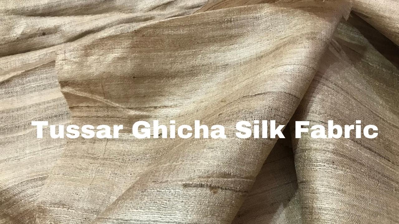 Hand-loom Tussar Ghicha Silk Organic and Pure Fabric Specialties of Bhagalpur || Miraal Textile
