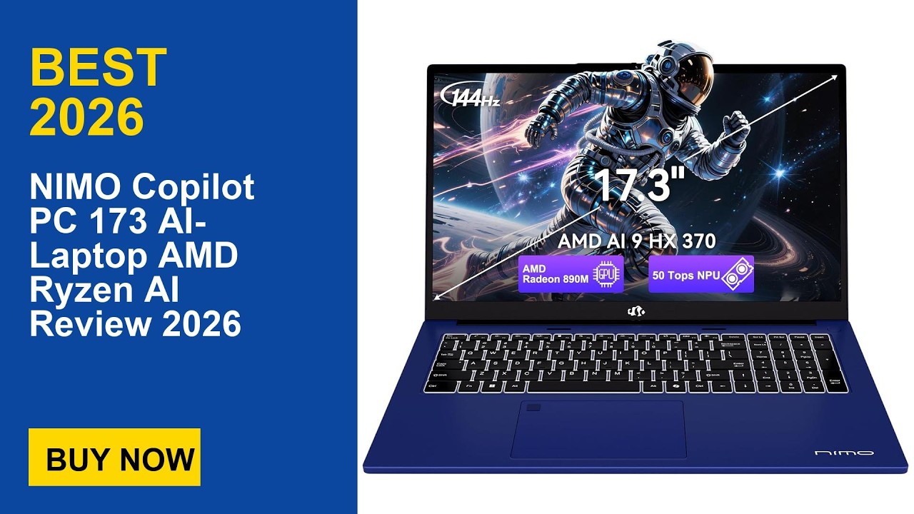 NIMO Copilot PC 173 AI-Laptop AMD Ryzen AI Review 2026