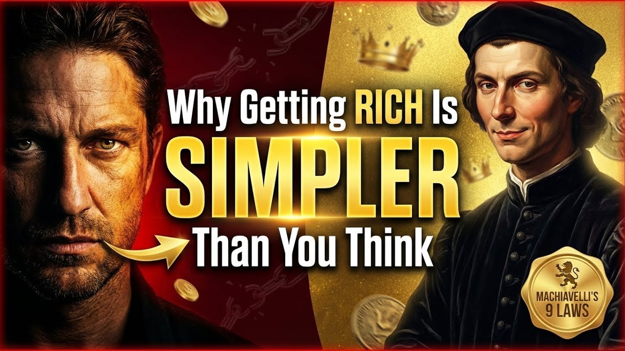 Why Getting Rich Is SIMPLER Than You Think - Machiavelli's 9 Laws ⭐