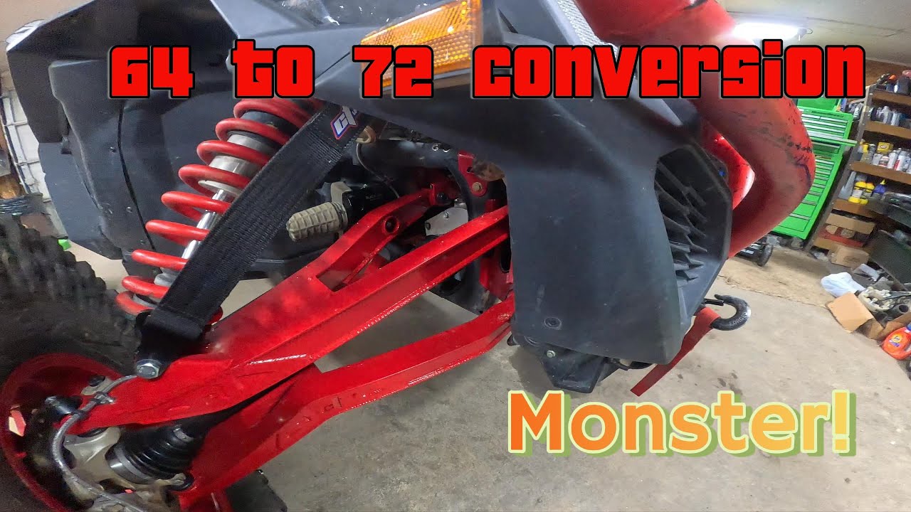 canam x3 72 conversion