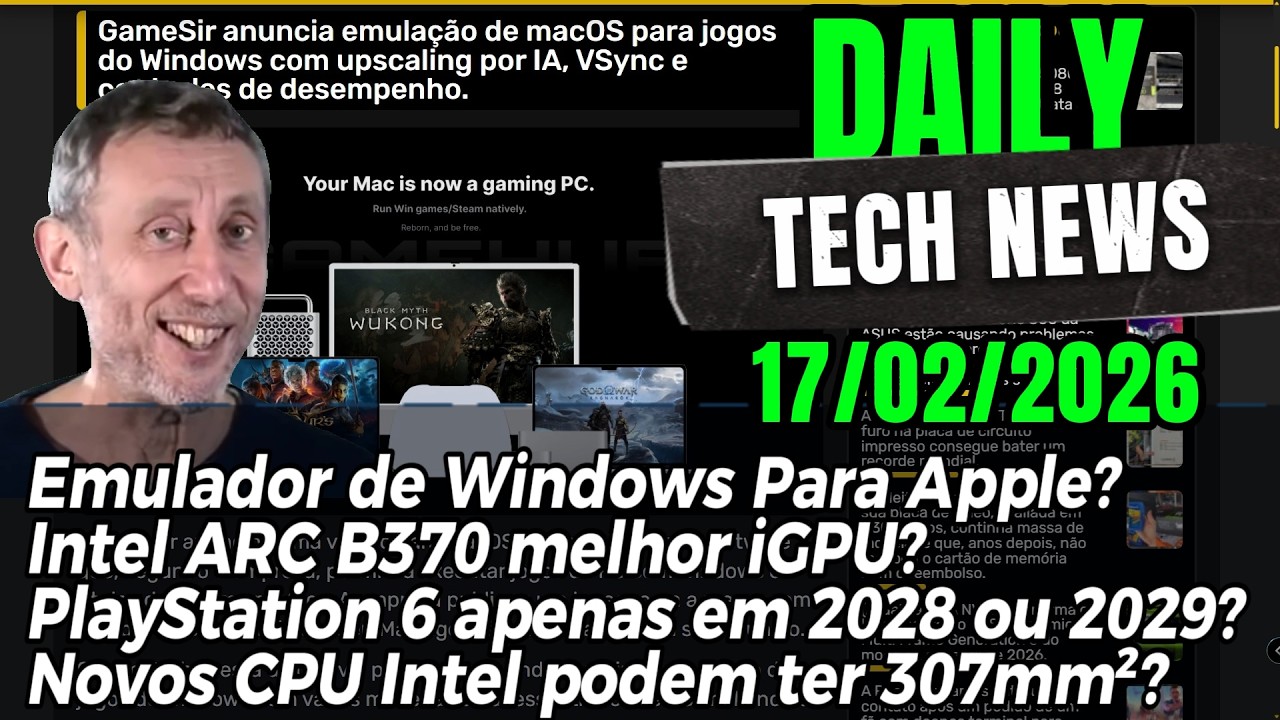 DLSS4.5 transforma 240p em 4K! Intel ARC B370 melhor iGPU? PlayStation 6 só em 2028 ou 2029??