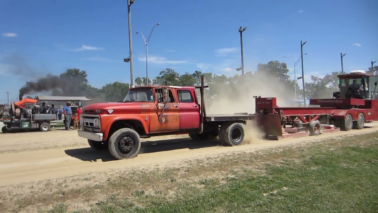 Custom Detroit Diesel 6V53 Chevrolet Sled Pull.