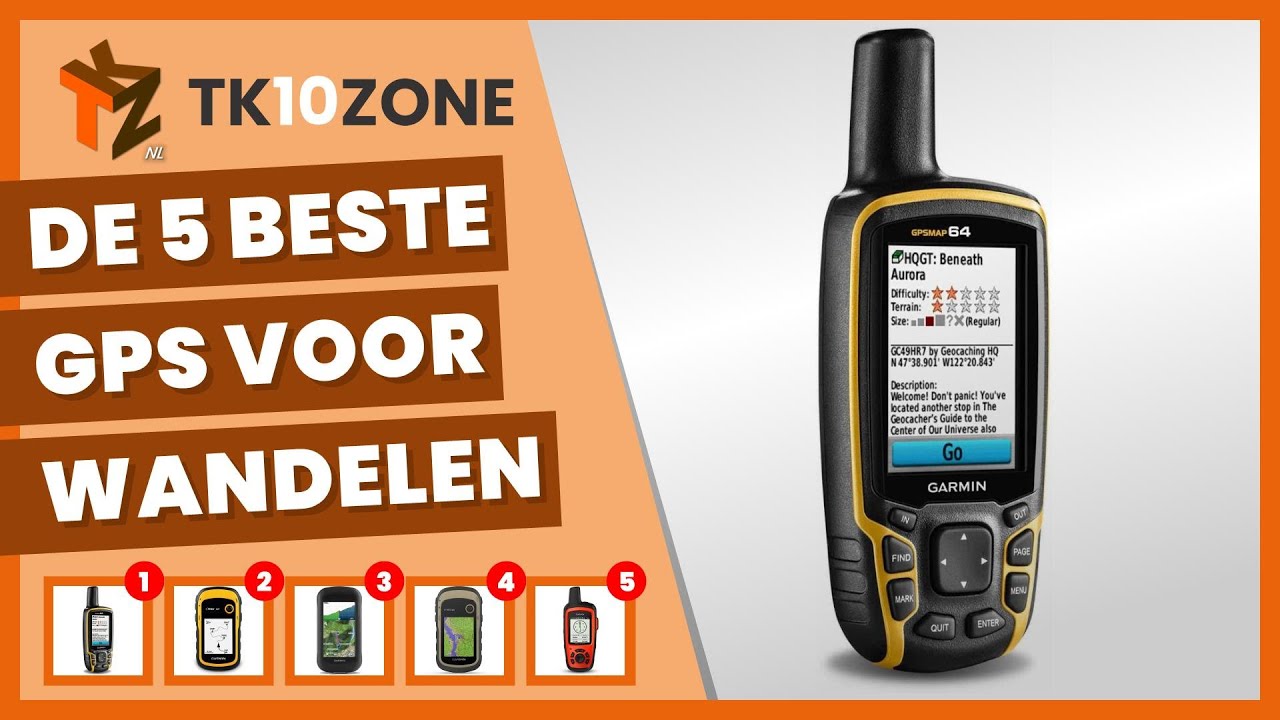 De 5 beste gps voor wandelen