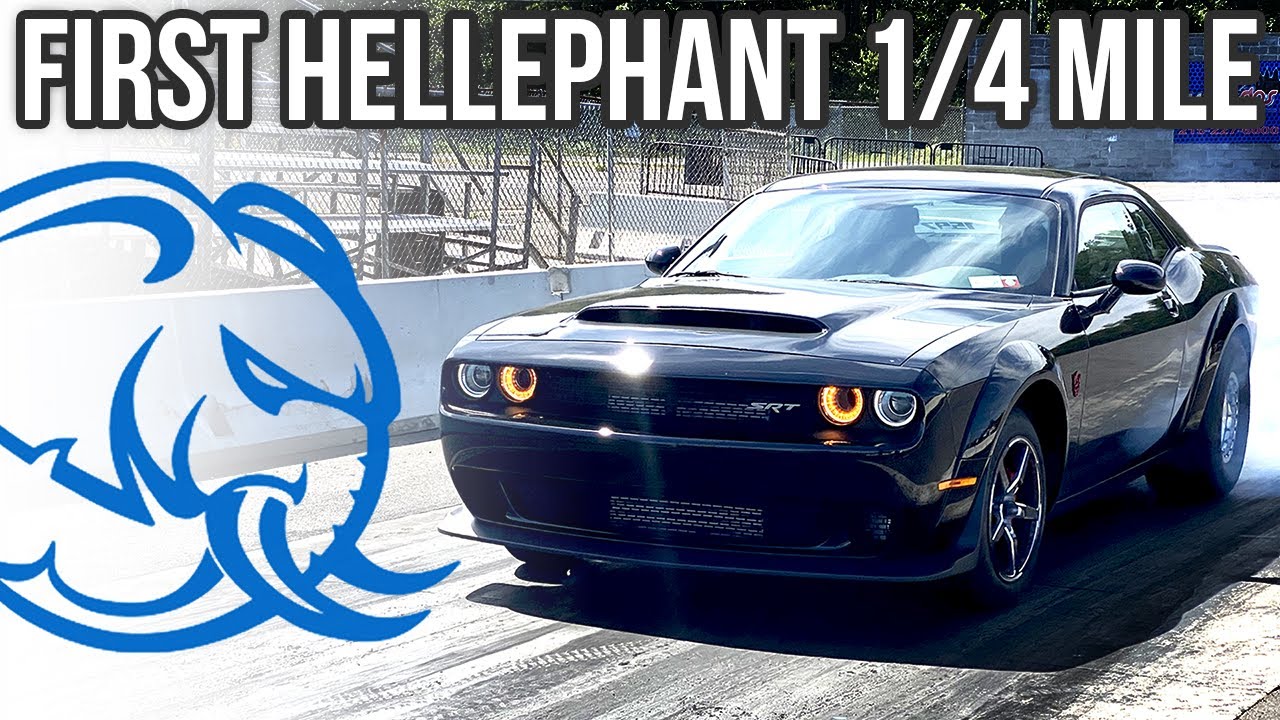 The FIRST 426 Hellephant Engine 1/4 Mile DRAG RACE! | Demonology