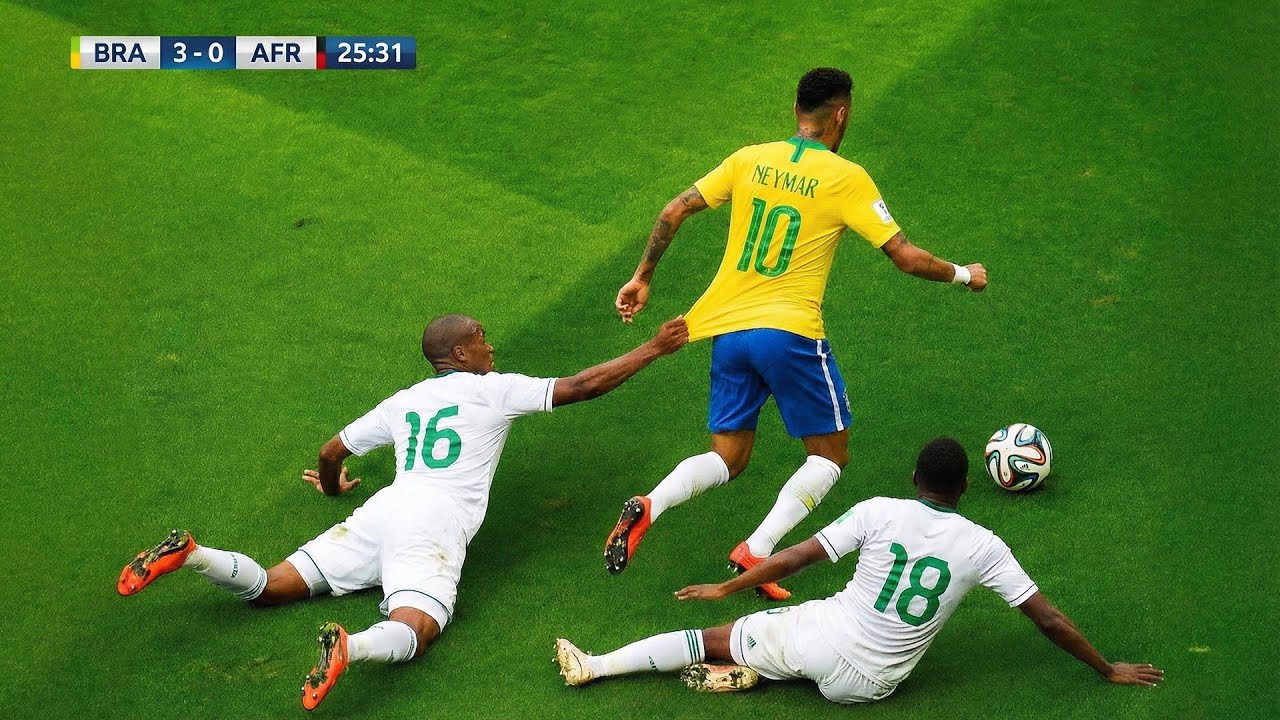 NEYMAR DESTRUIU O JOGO E FEZ O SEU PRIMEIRO HATTRICK HISTÓRICO PELA SELEÇÃO