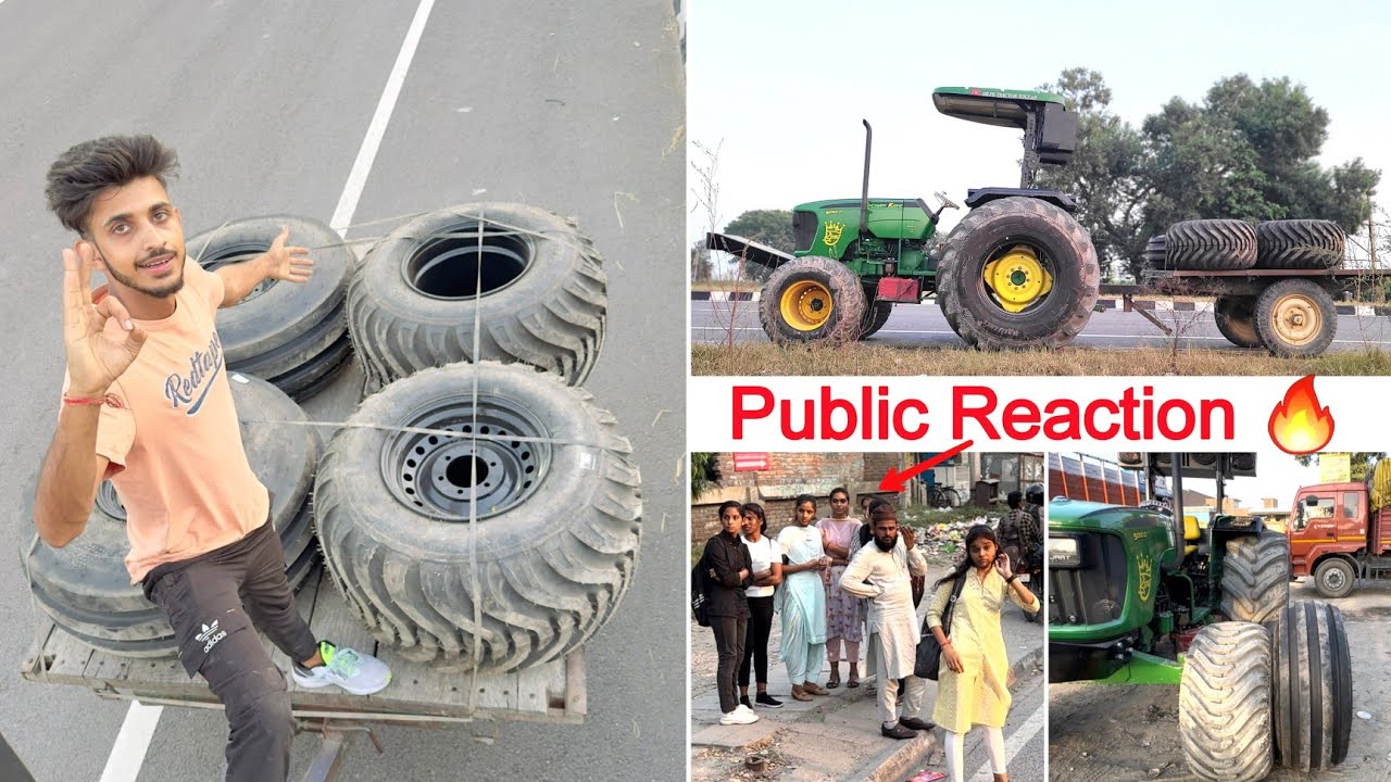1 लाख दोबारा फिर लगा दिए। New Tyres for Swaraj or JohnDeere