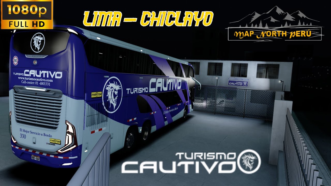 LIMA - CHICLAYO / MAP NORTH PERU / TURISMO CAUTIVO