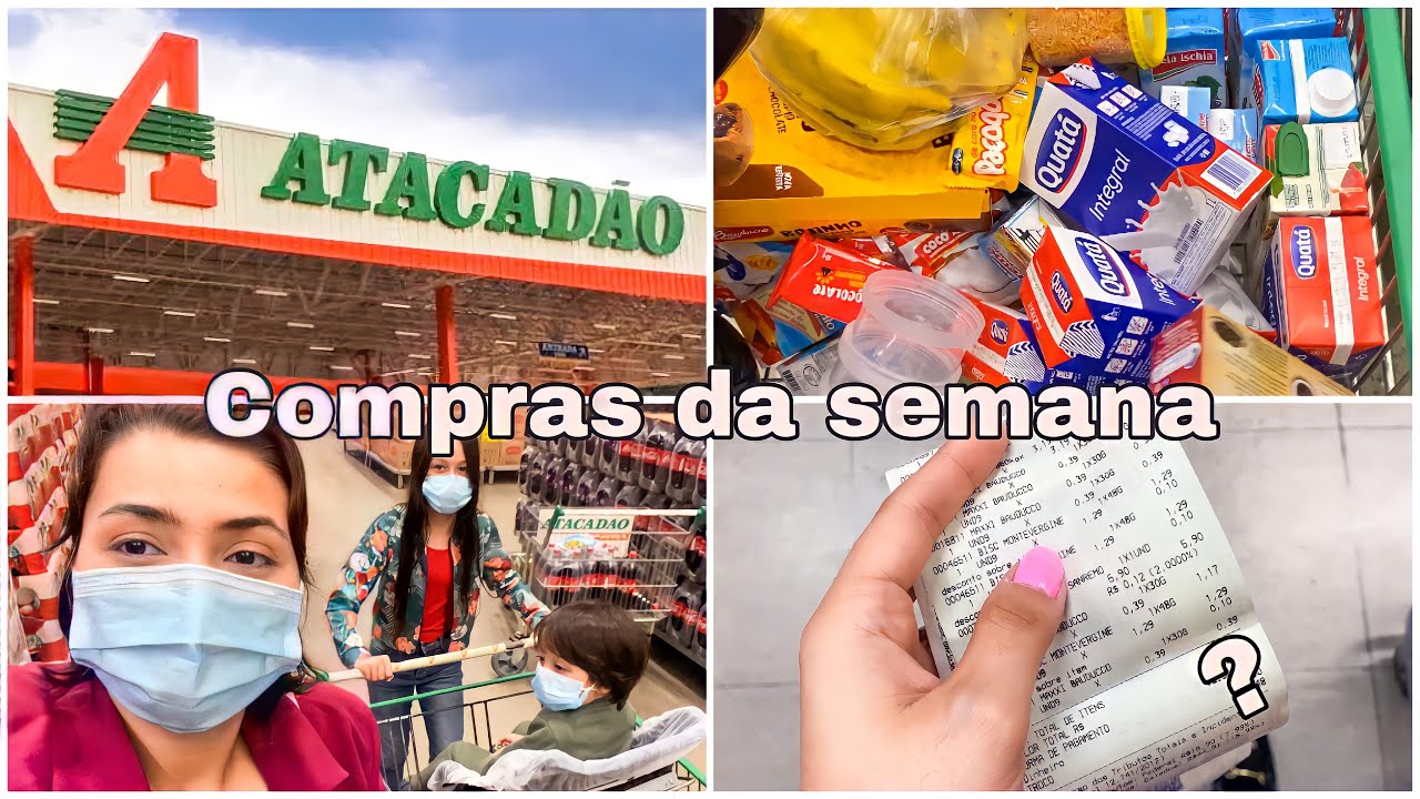 Compras da semana , no atacad&atilde;o , mostrei o valor