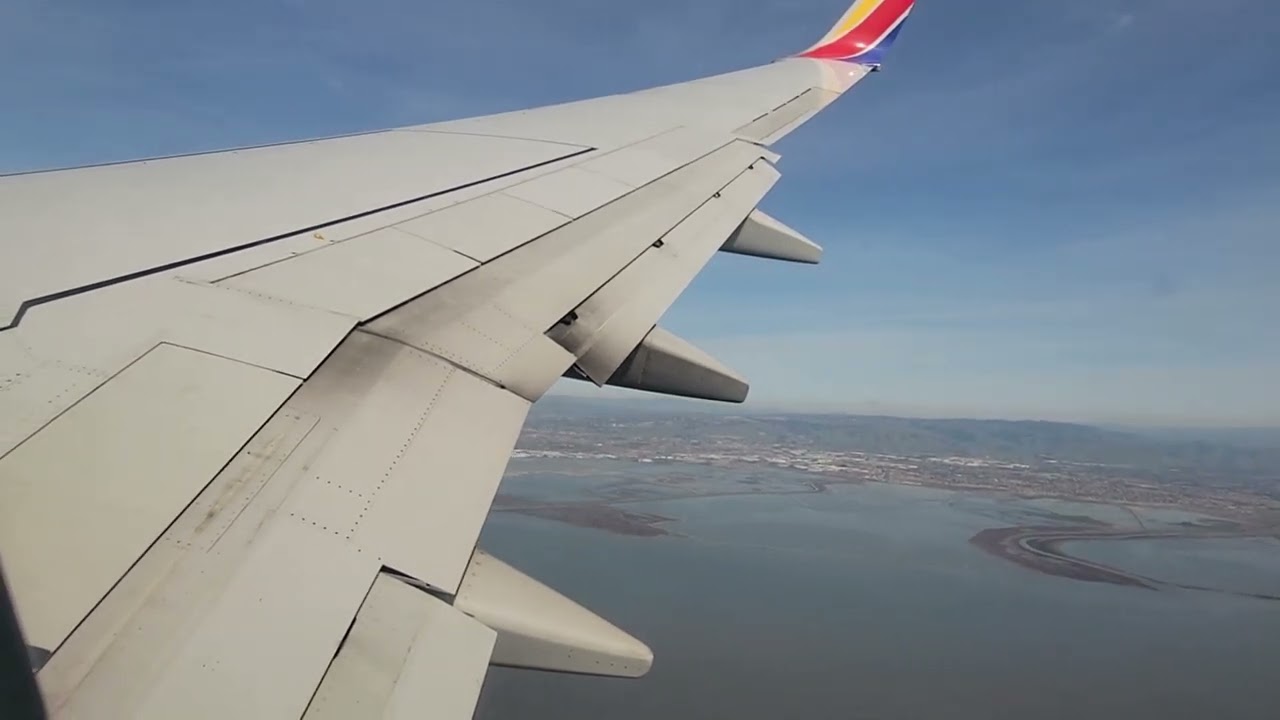 Southwest: Finally Descending & Landing Into San Francisco International Airport (SFO)