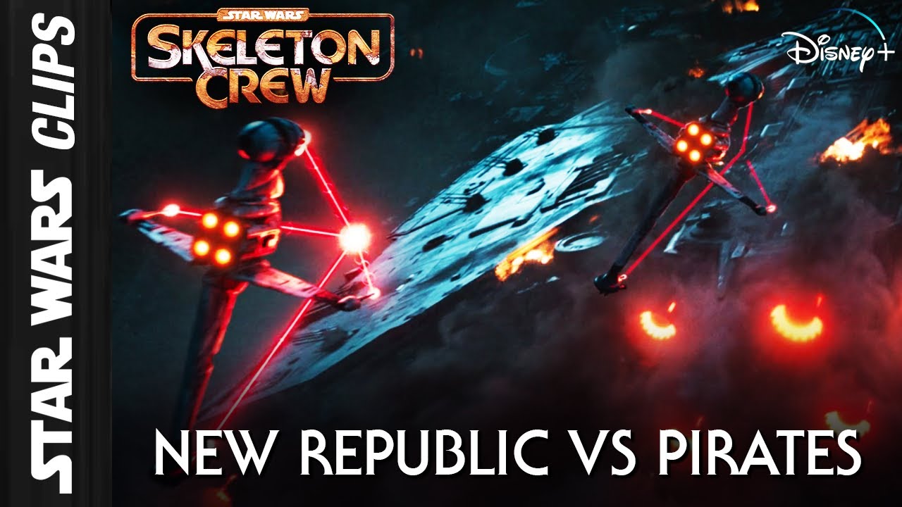 The New Republic vs Pirates (Skeleton Crew) | Star Wars Clips
