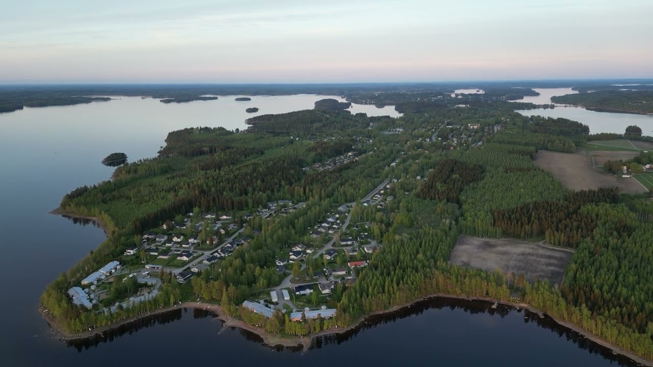 Over Kellarpelto citypart, Savonlinna, Finland 29.5.25 V