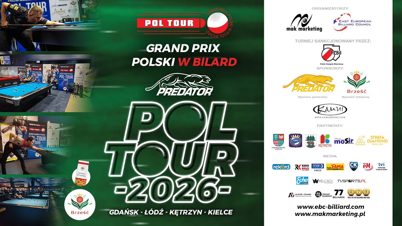 Grand Prix of Poland PREDATOR POL TOUR - Gdańsk - 6-7.06.2026 - Sunday