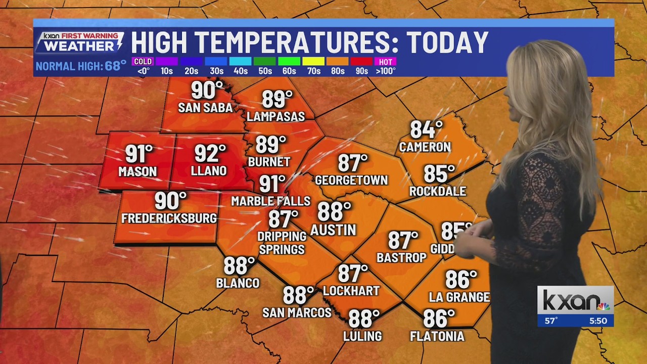 Wildfire concerns continue as gusty winds return | Feb 25 Austin weather forecast