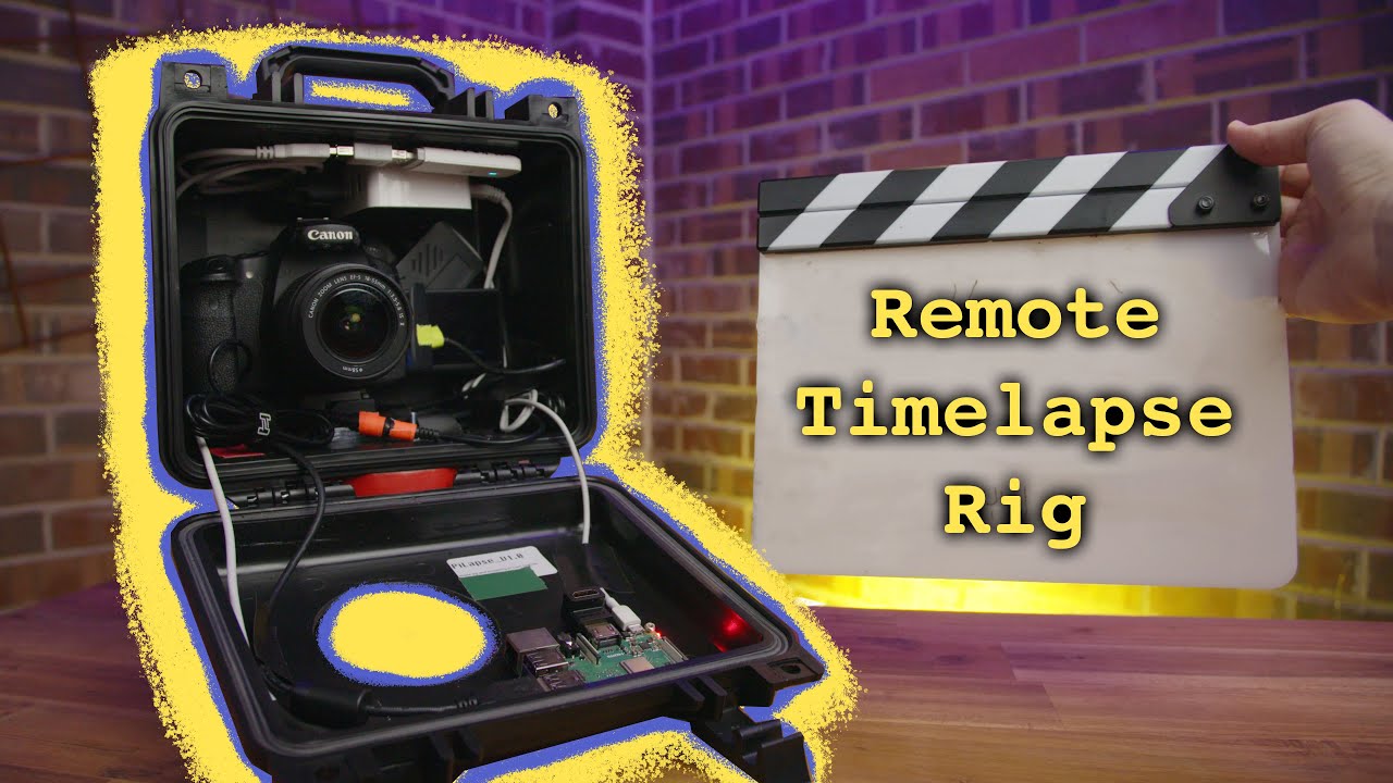 DIY long term remote timelapse rig with cellular remote operation - Raspberry Pi timelapse rig