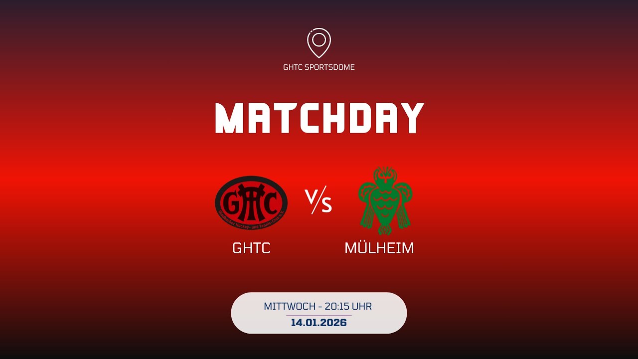 1. Hockey-Hallenbundesliga (Herren)  GHTC - M&uuml;lheim