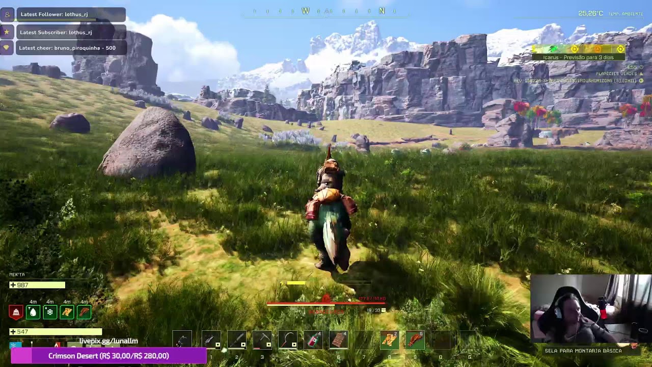 ►►  jogando icarus com - 75% de xp e no difícil ep 2