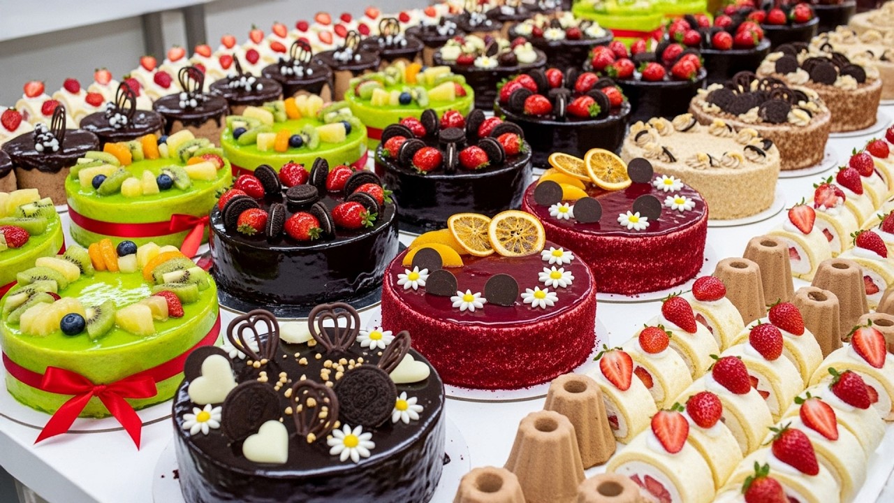Awesome! Turkish Best Cake Making! Decoration, Process and Secrets